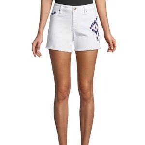 Mid-rise white short